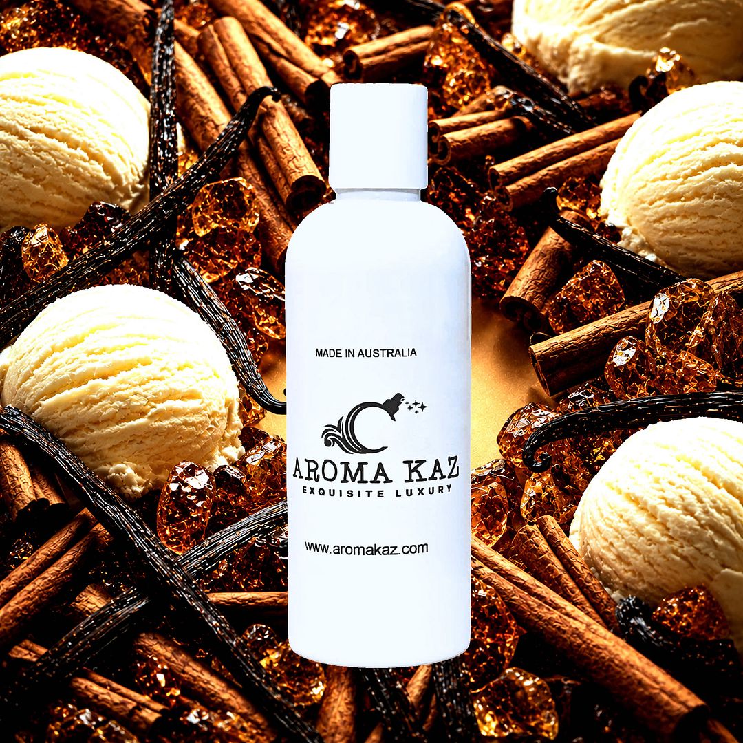 Oriental Vanilla Body Massage Oil – vegan, cruelty-free, plant-based hydrating oil with deep exotic vanilla and warm amber softness, handmade in Australia.