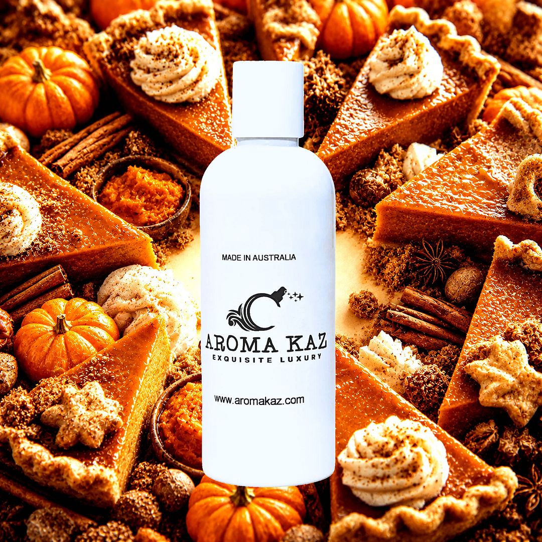 Pumpkin Pie Body Massage Oil – vegan, cruelty-free, plant-based hydrating oil with warm pumpkin spice and sweet buttery pie crust, handmade in Australia.