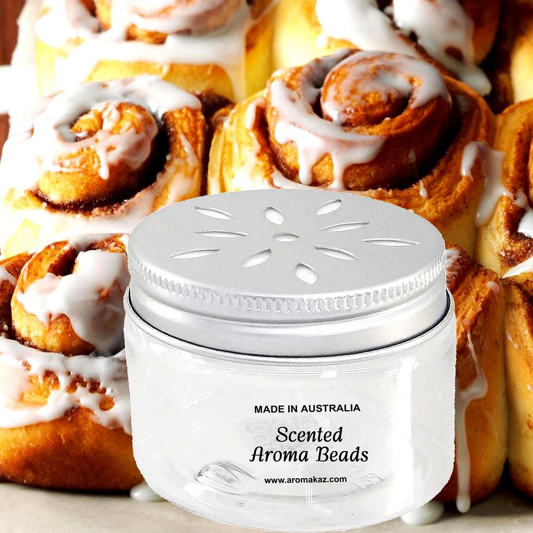 Cinnamon Buns Scented Aroma Beads Room/Car Air Freshener