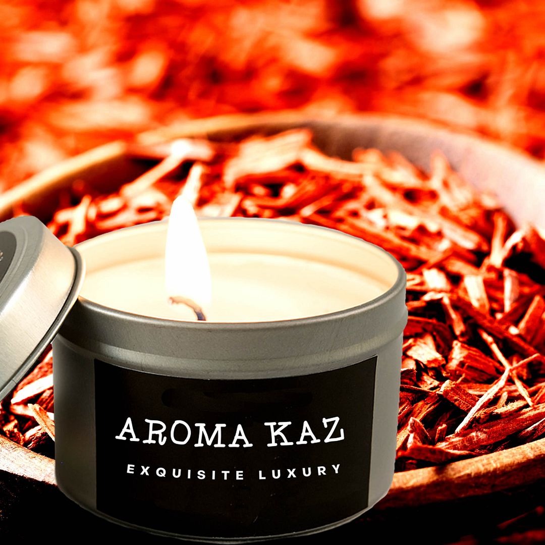 Australian Sandalwood Scented Eco Soy Tin Candles Hand Poured