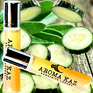 Cool Cucumber & Wild Sage Roll On Perfume Fragrance Oil