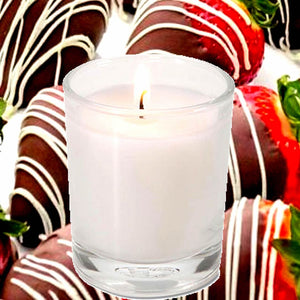 Chocolate Strawberries Eco Soy Votive Candles