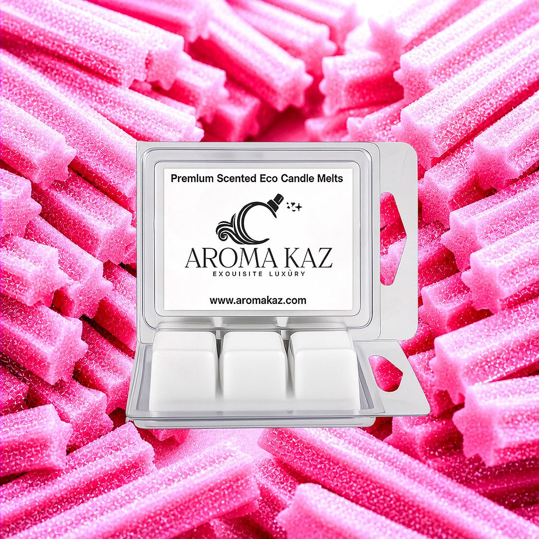 Pink Musk Sticks eco soy wax melts – vegan, cruelty-free featuring sweet musk candy aroma, handmade in Australia.