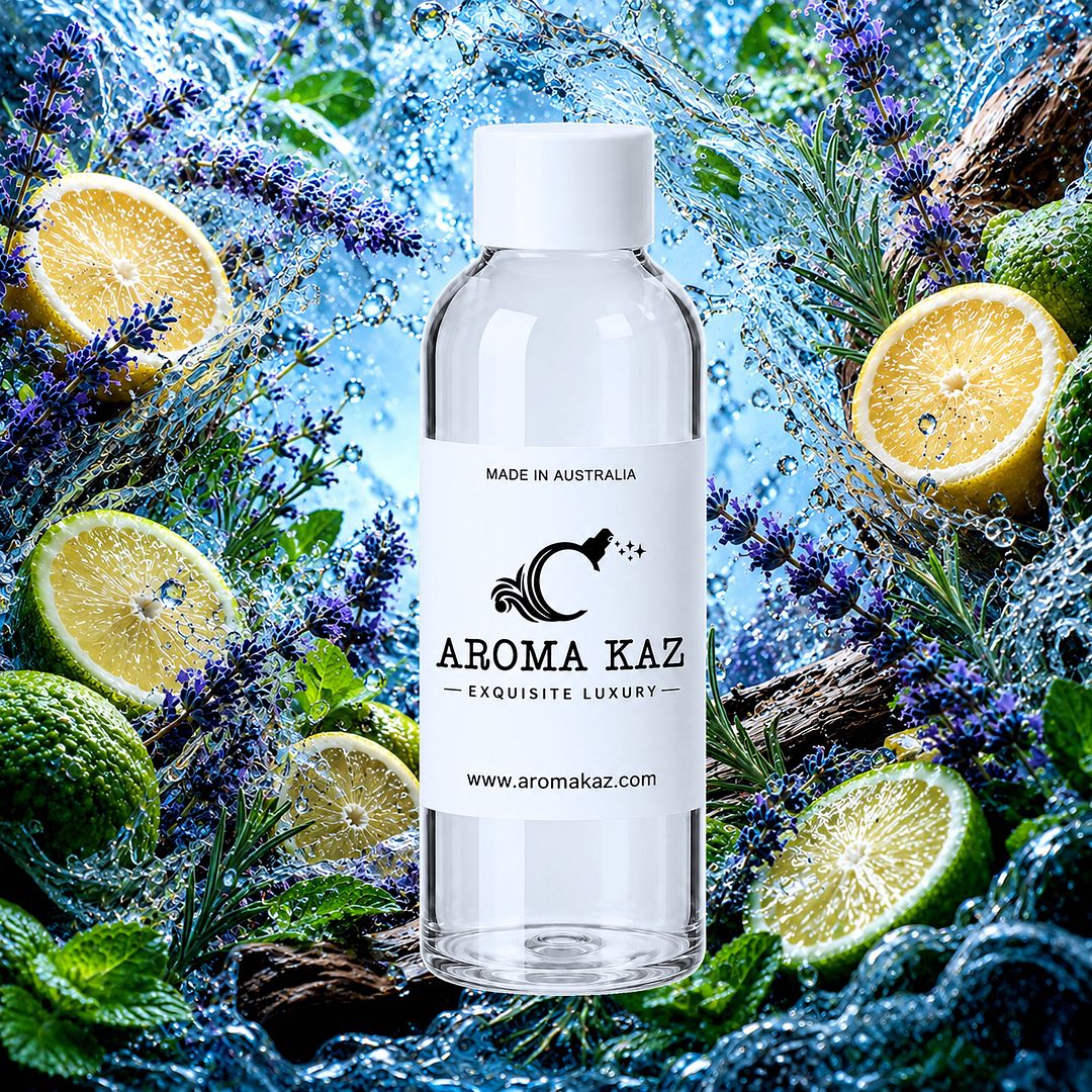 Cold Water Passion For Men fragrance oil for candle making, soap making and perfume blending – vegan, cruelty-free featuring a fresh, cool aquatic masculine aroma, handmade in Australia.