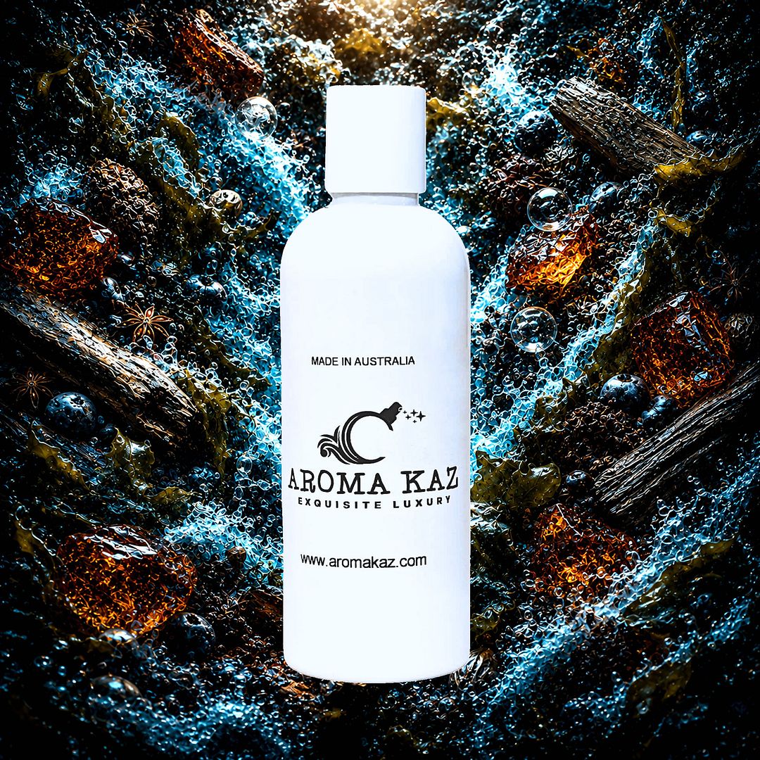 Sea Spice For Men Body Wash Shower Gel – vegan, cruelty-free featuring fresh marine spices and masculine oceanic notes, handmade in Australia.