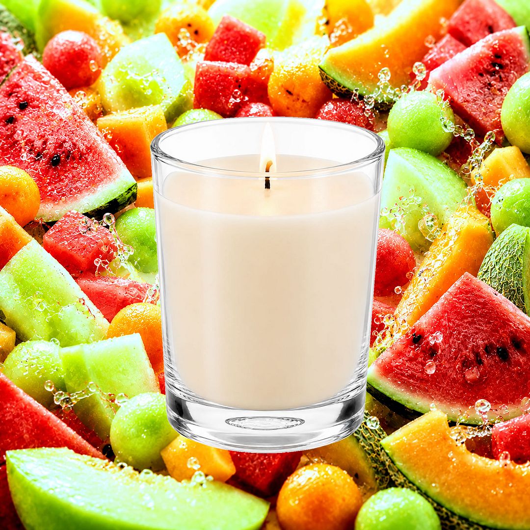 Wild Mixed Melons Scented Votive Candles eco soy plant based – vegan, cruelty-free featuring sweet juicy mixed melon fragrance, handmade in Australia.