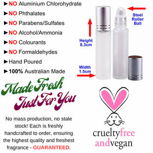 Amber Wattle & Wild Honey Roll-On Perfume Plant-Based Vegan Cruelty Free