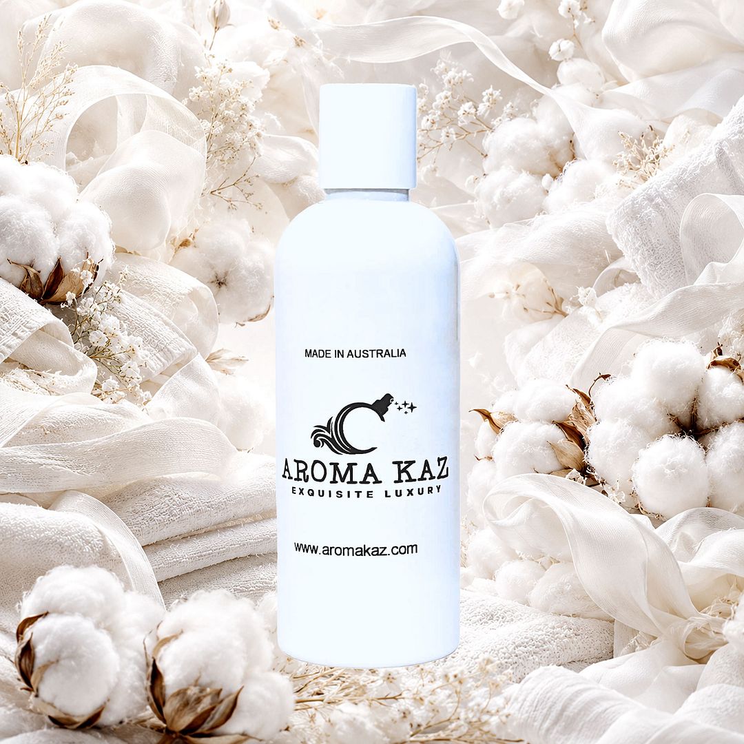 Clean Fresh Linen Body Massage Oil – vegan, cruelty-free soft airy fresh linen fragrance, handmade in Australia.