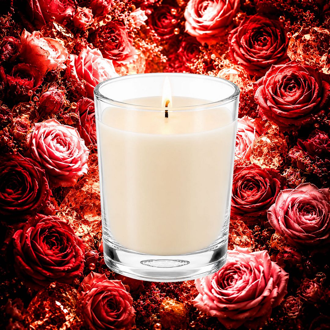 Rose Musk Scented Votive Candles eco soy plant based – vegan, cruelty-free featuring romantic rose and smooth sensual musk, handmade in Australia.