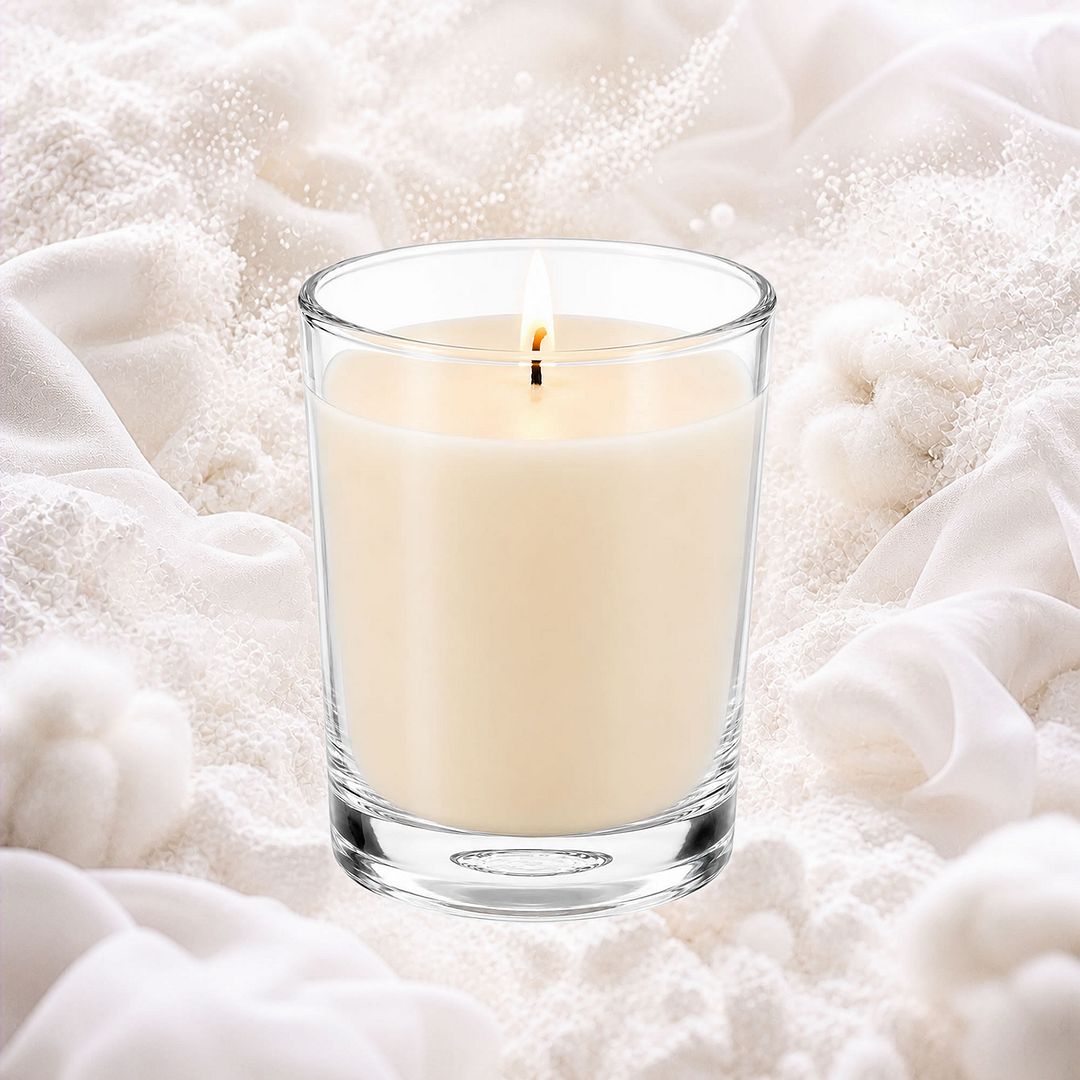 Baby Talc Powder Scented Votive Candles eco soy plant based – vegan, cruelty-free featuring soft clean powdery aroma, handmade in Australia.