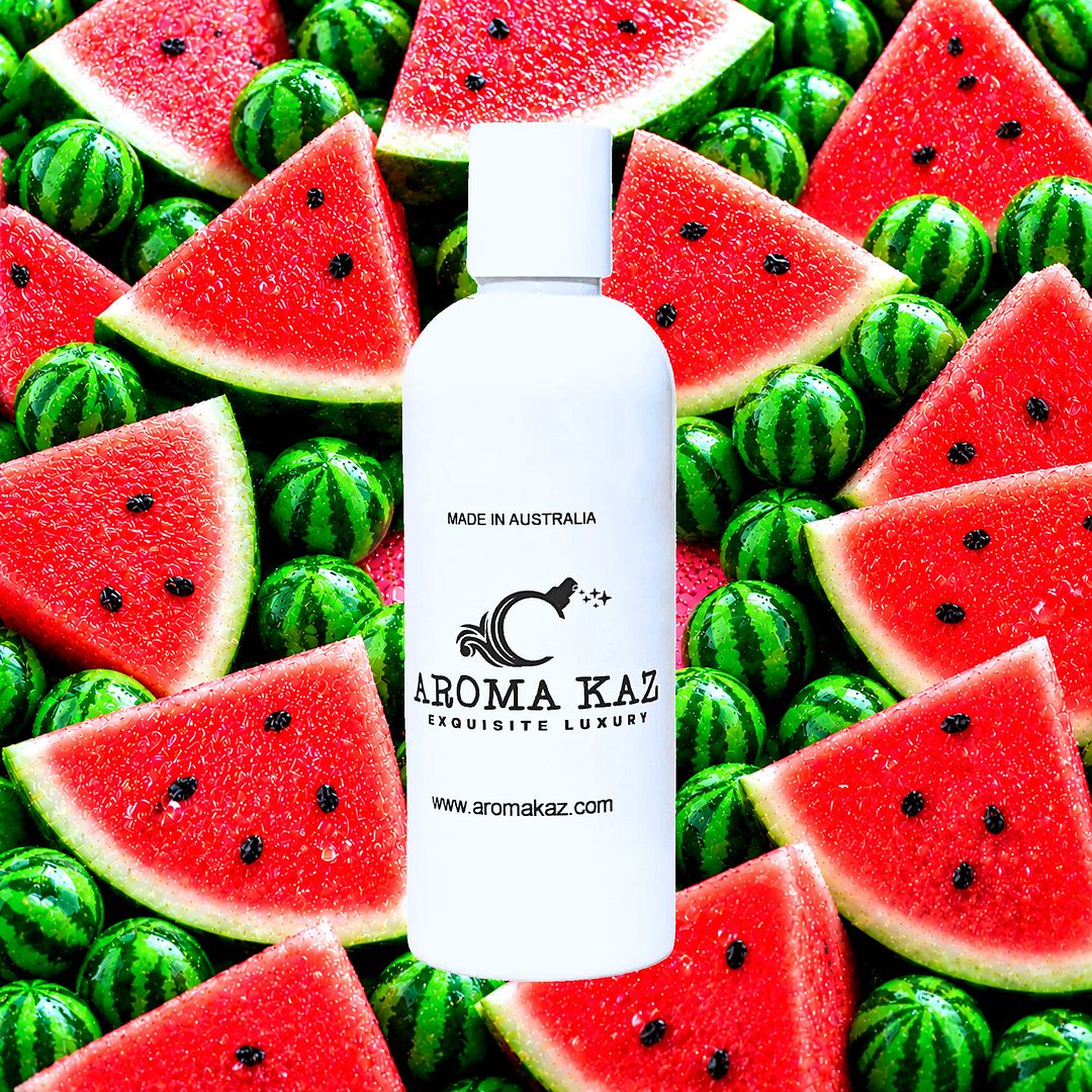 Watermelon Bubblegum Body Massage Oil – vegan, cruelty-free, plant-based hydrating oil with juicy watermelon and sweet bubblegum candy notes, handmade in Australia.