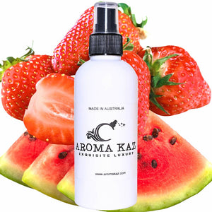 Strawberry Watermelon Car Air Freshener Deodorizer Spray – Vegan, Cruelty-Free, Made in Australia - Long-Lasting Odor Eliminator for Smoke, Pets, Musty Smells – Perfect Gift for Car Lovers
