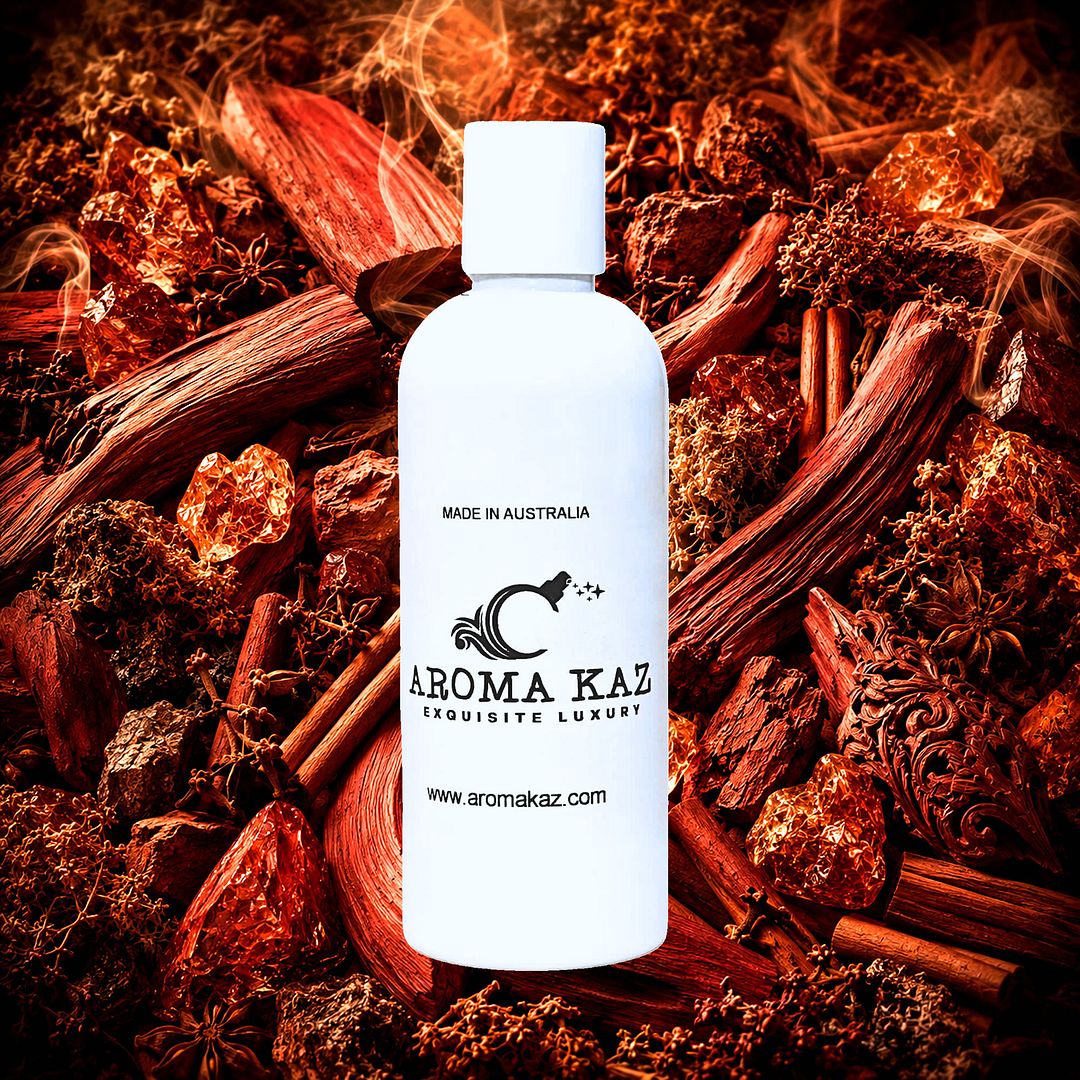 Persian Sandalwood Body Wash Shower Gel – vegan, cruelty-free featuring deep warm sandalwood and exotic eastern spices, handmade in Australia.