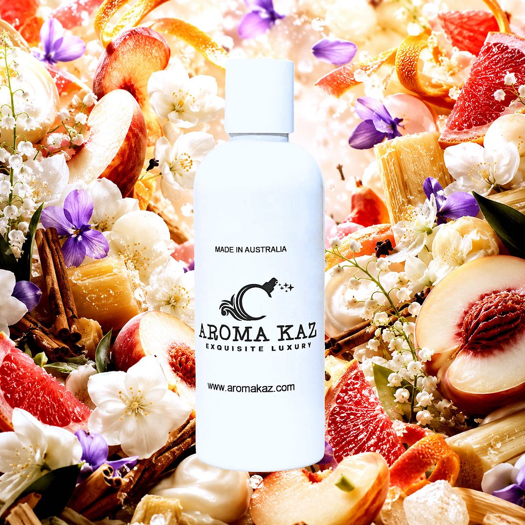 White Floral Nectarines Body Massage Oil – vegan, cruelty-free, plant-based hydrating oil with soft white florals and ripe nectarine sweetness, handmade in Australia.
