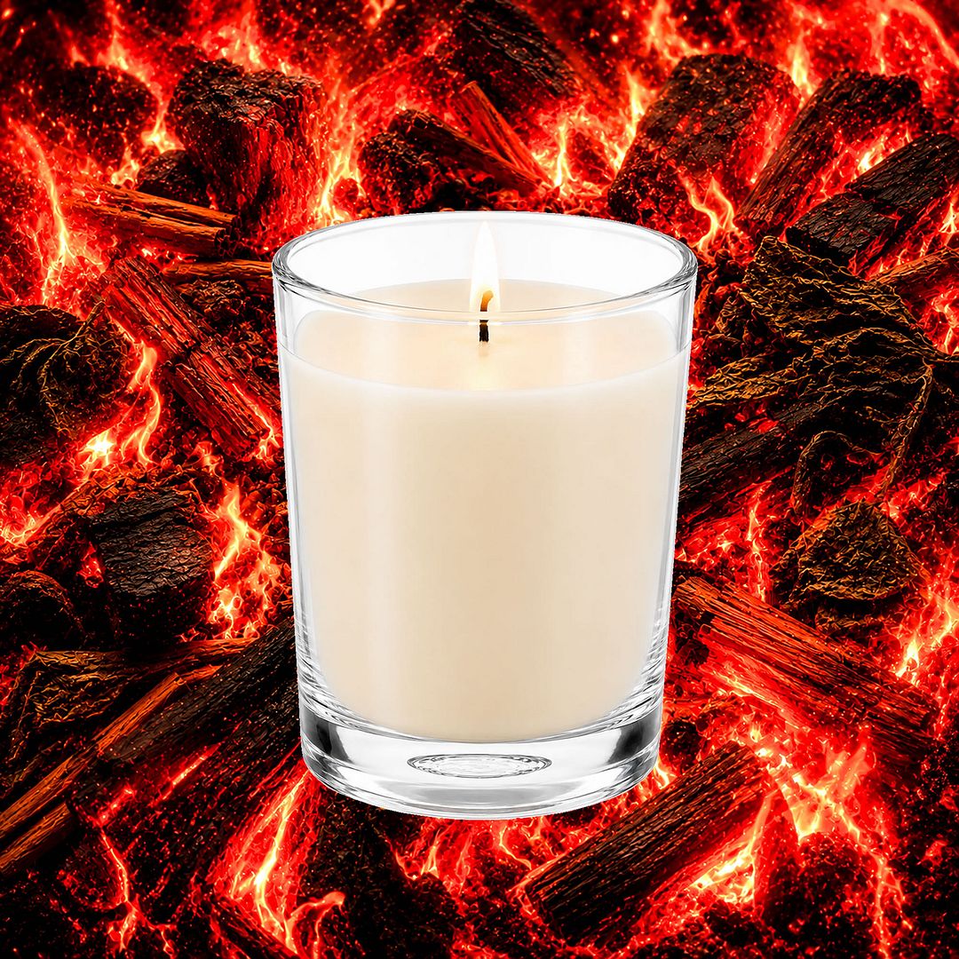Wild Fire For Men Scented Votive Candles eco soy plant based – vegan, cruelty-free featuring bold smoky woods and masculine spice, handmade in Australia.