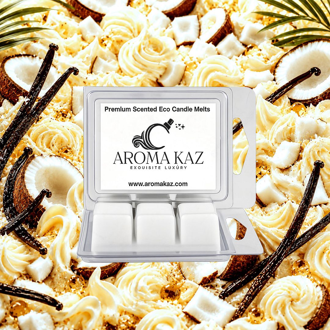 Creamy Tahitian Vanilla eco soy wax melts – vegan, cruelty-free featuring exotic creamy Tahitian vanilla, handmade in Australia.