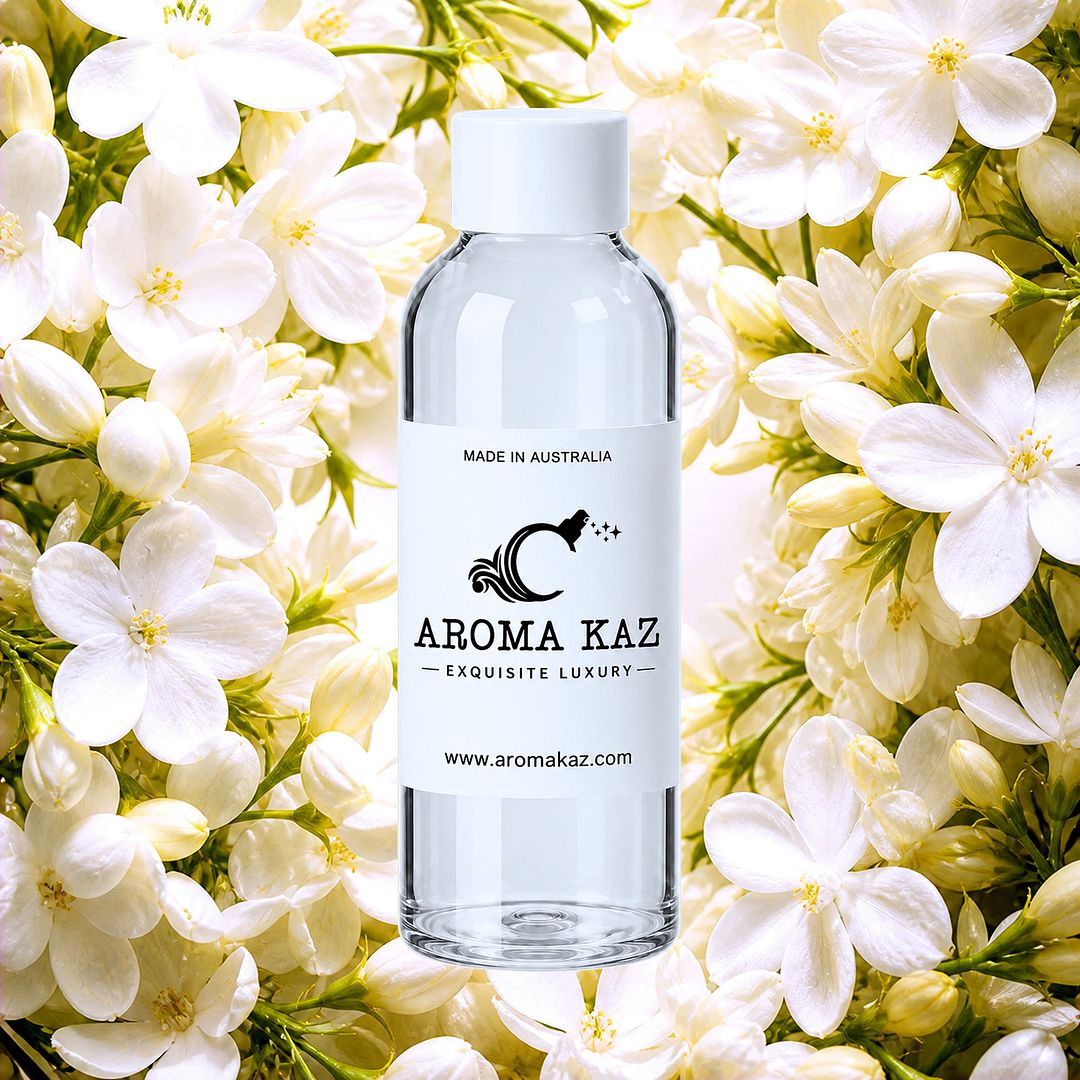 Jasmine fragrance oil for candle making, soap making and perfume blending – vegan, cruelty-free featuring sweet romantic jasmine florals, handmade in Australia.