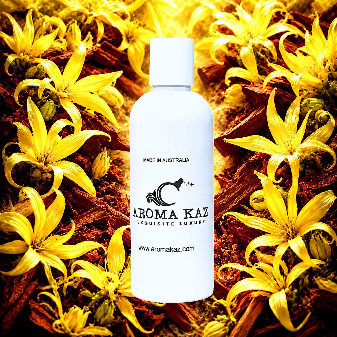 Ylang Ylang & Sandalwood Body Massage Oil – vegan, cruelty-free, plant-based hydrating oil with exotic ylang ylang and warm sandalwood, handmade in Australia.