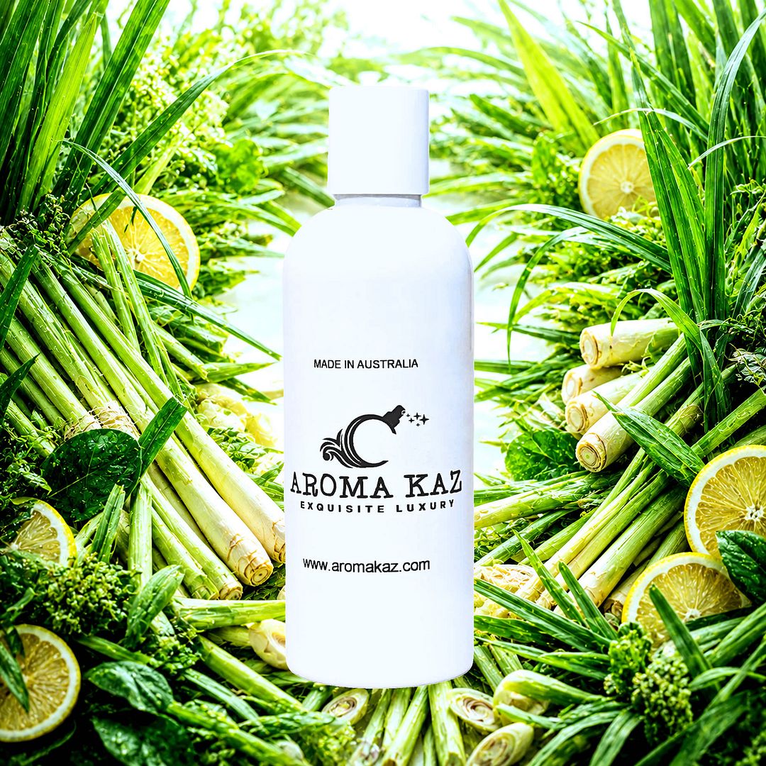 Lemongrass Citronella Body Massage Oil – vegan, cruelty-free, plant-based hydrating oil with citrus lemongrass and crisp citronella, handmade in Australia.