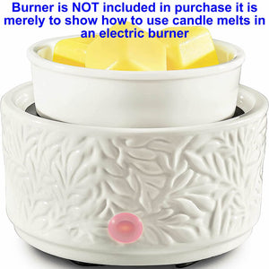 Scented Eco Soy Wax Candle Melts Shot Pots Electric Burner