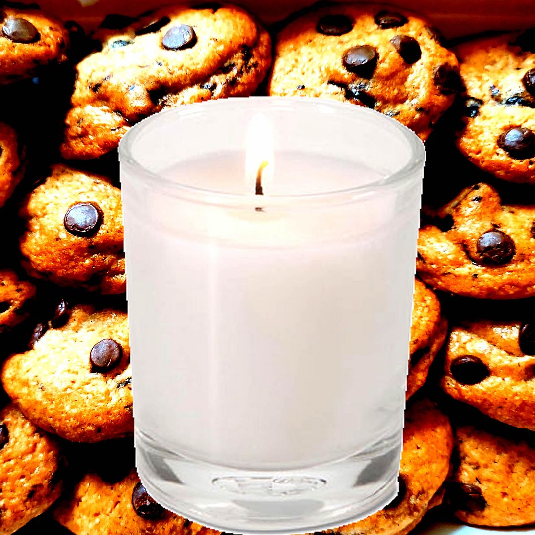 Choc Chip Cookies Scented Eco Soy Votive Candles Hand Poured