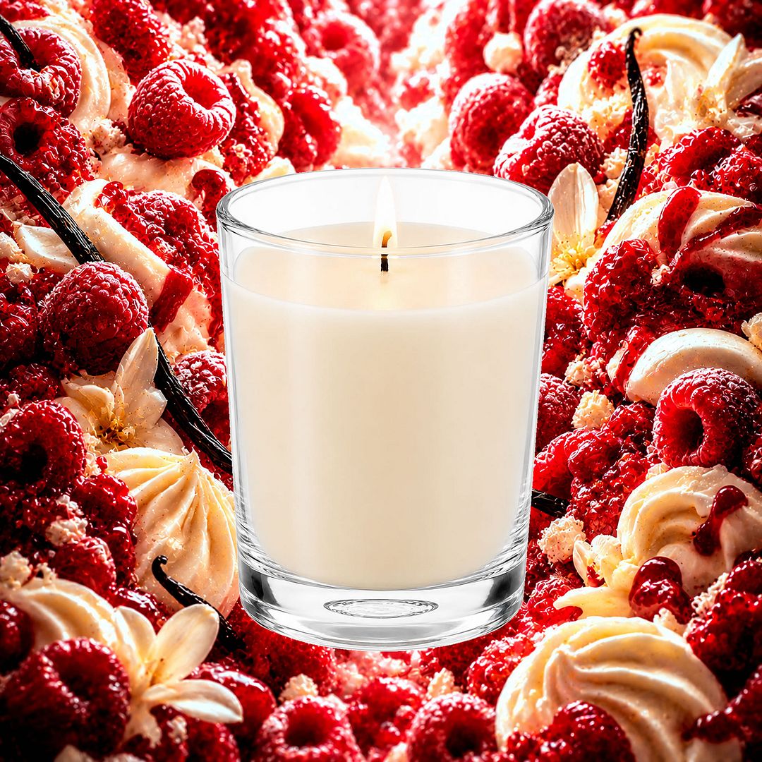 Red Raspberry Vanilla Scented Votive Candles eco soy plant based – vegan, cruelty-free featuring juicy raspberry and creamy vanilla sweetness, handmade in Australia.
