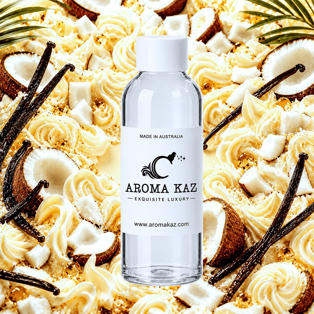 Creamy Tahitian Vanilla fragrance oil for candle making, soap making and perfume blending – vegan, cruelty-free featuring exotic creamy Tahitian vanilla, handmade in Australia.