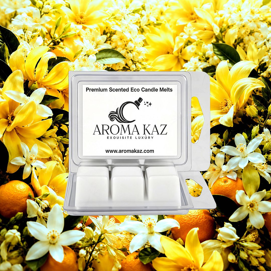 Ylang Ylang Neroli eco soy wax melts – vegan, cruelty-free featuring exotic ylang ylang and floral neroli blossoms, handmade in Australia.