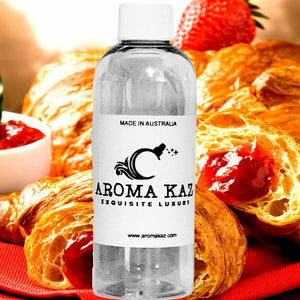 Strawberry Croissants Vegan candle and soap making fragrance oil, cruelty-free and made in Australia. Ideal for DIY crafts, candles, soaps, bath body and home fragrance projects.