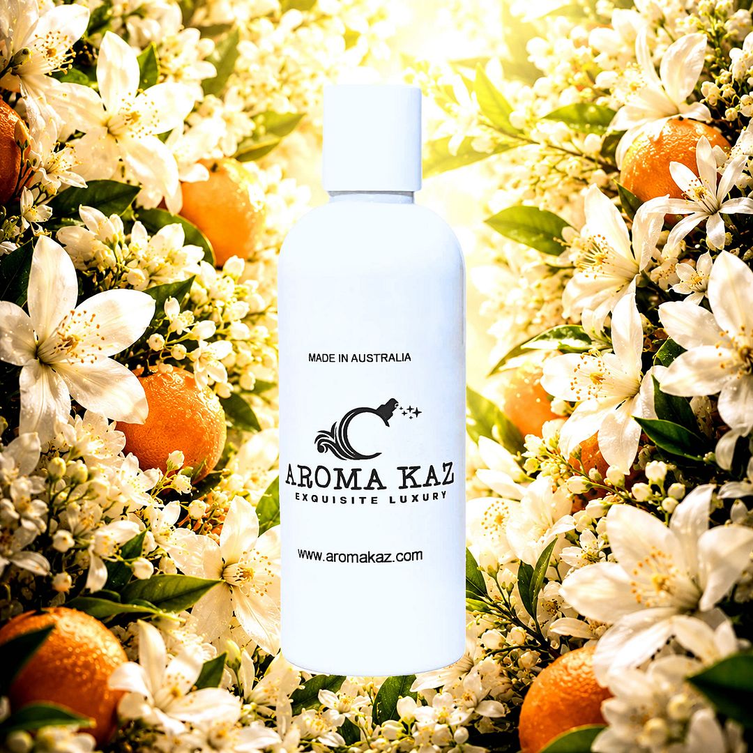 Neroli Orange Blossoms Body Massage Oil – vegan, cruelty-free, plant-based hydrating oil with bright neroli and sweet orange blossom florals, handmade in Australia.