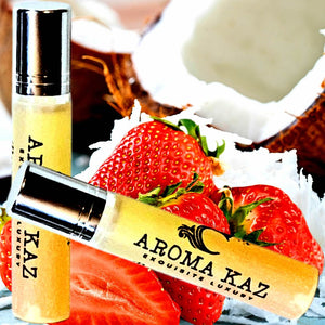 Coconut Strawberry Roll On Perfume Fragrance Oil