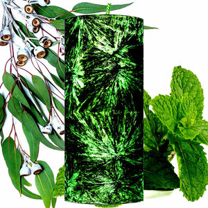 Eucalyptus & Peppermint Palm Wax Pillar Candle