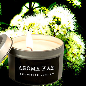 Australian Lemon Myrtle Scented Eco Soy Tin Candles Hand Poured