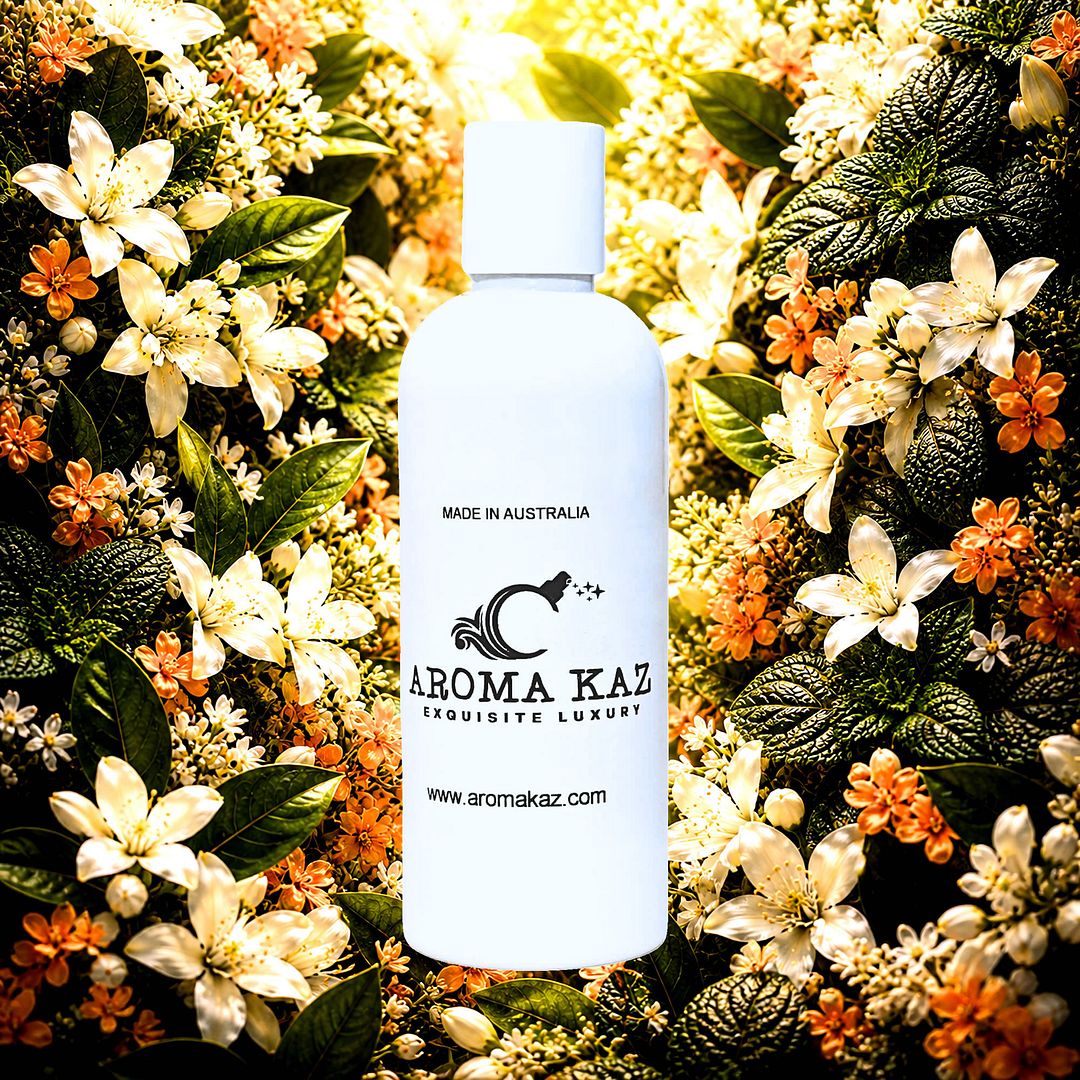Patchouli Neroli Blossoms Body Massage Oil – vegan, cruelty-free, plant-based hydrating oil with floral neroli orange blossoms and earthy patchouli, handmade in Australia.