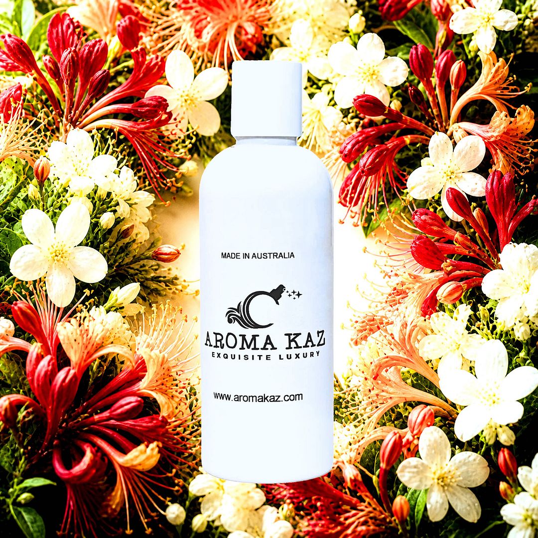 Honeysuckle Jasmine Body Wash Shower Gel – vegan, cruelty-free featuring lush jasmine and sweet honeysuckle florals, handmade in Australia.