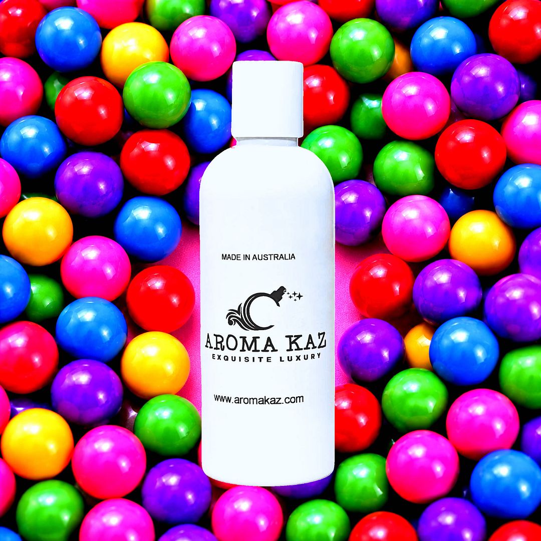Bubblegum Body Wash Shower Gel – vegan, cruelty-free featuring sweet nostalgic bubblegum fragrance, handmade in Australia.