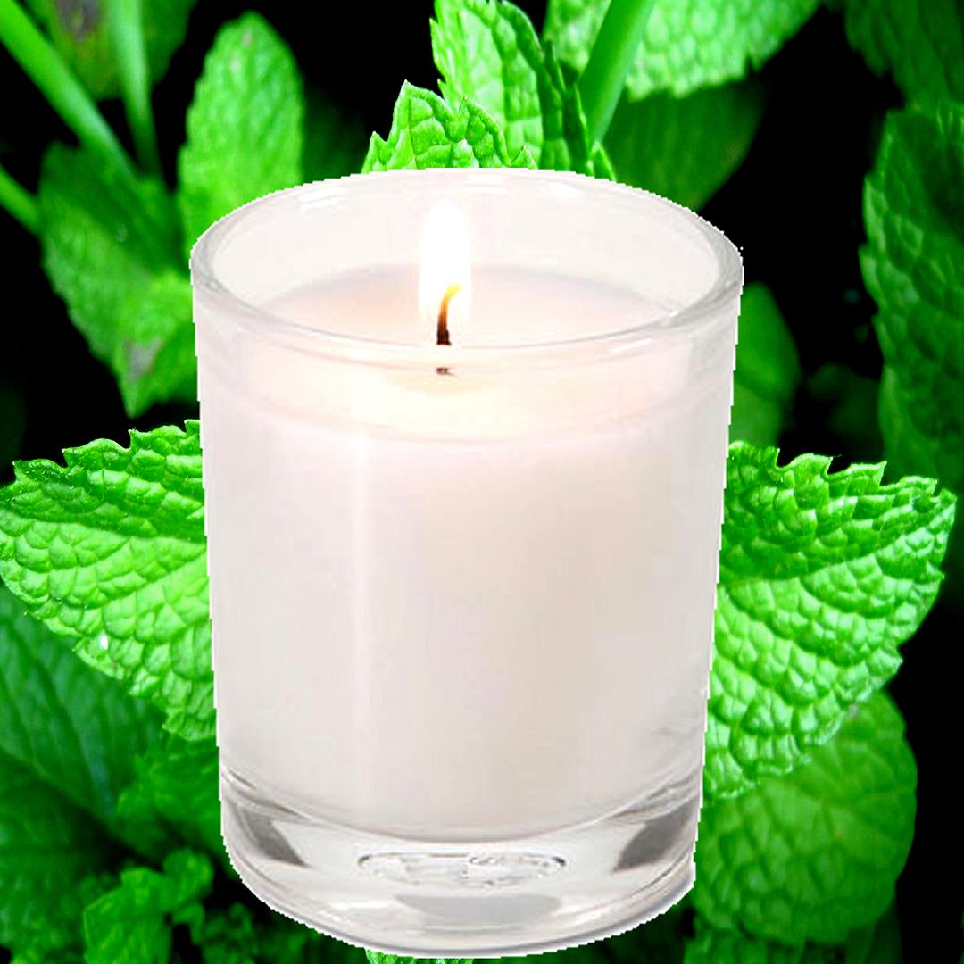 Fresh Peppermint Eco Soy Votive Candles