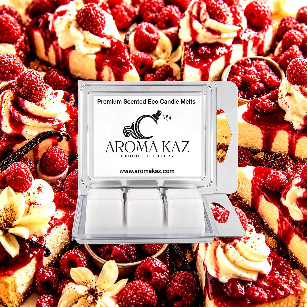 Raspberry Cheesecake eco soy wax melts – vegan, cruelty-free featuring creamy raspberry cheesecake dessert aroma, handmade in Australia.