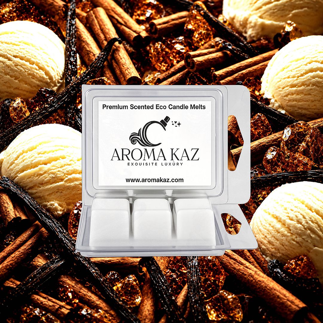Oriental Vanilla eco soy wax melts – vegan, cruelty-free featuring deep exotic vanilla and warm amber softness, handmade in Australia.