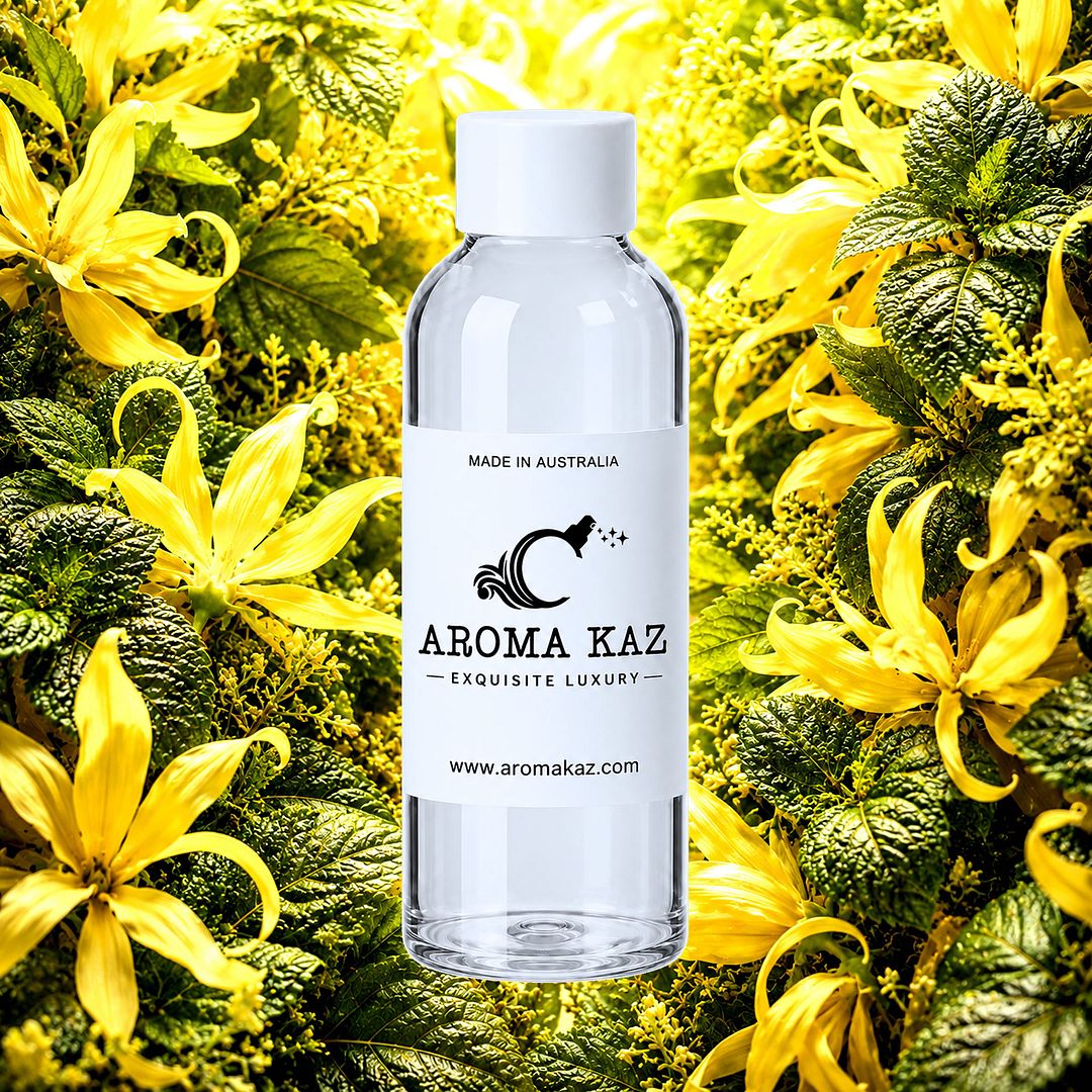 Patchouli & Ylang Ylang fragrance oil for candle making, soap making and perfume blending – vegan, cruelty-free featuring earthy patchouli and sensual exotic ylang ylang florals, handmade in Australia.