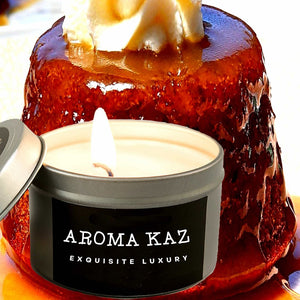 Butterscotch Pudding Scented Eco Soy Tin Candles Hand Poured