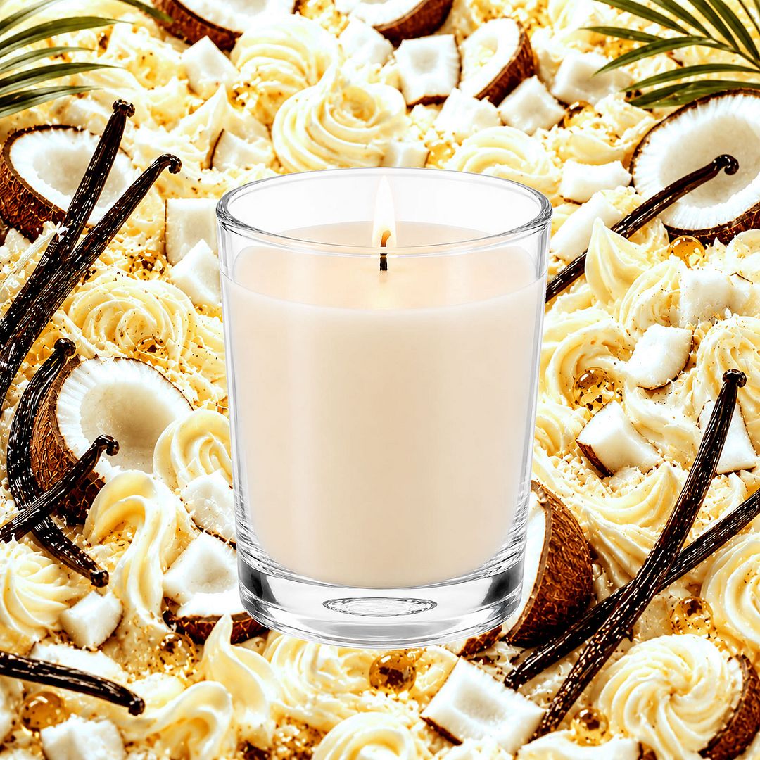 Creamy Tahitian Vanilla Scented Votive Candles eco soy plant based – vegan, cruelty-free featuring exotic creamy Tahitian vanilla, handmade in Australia.