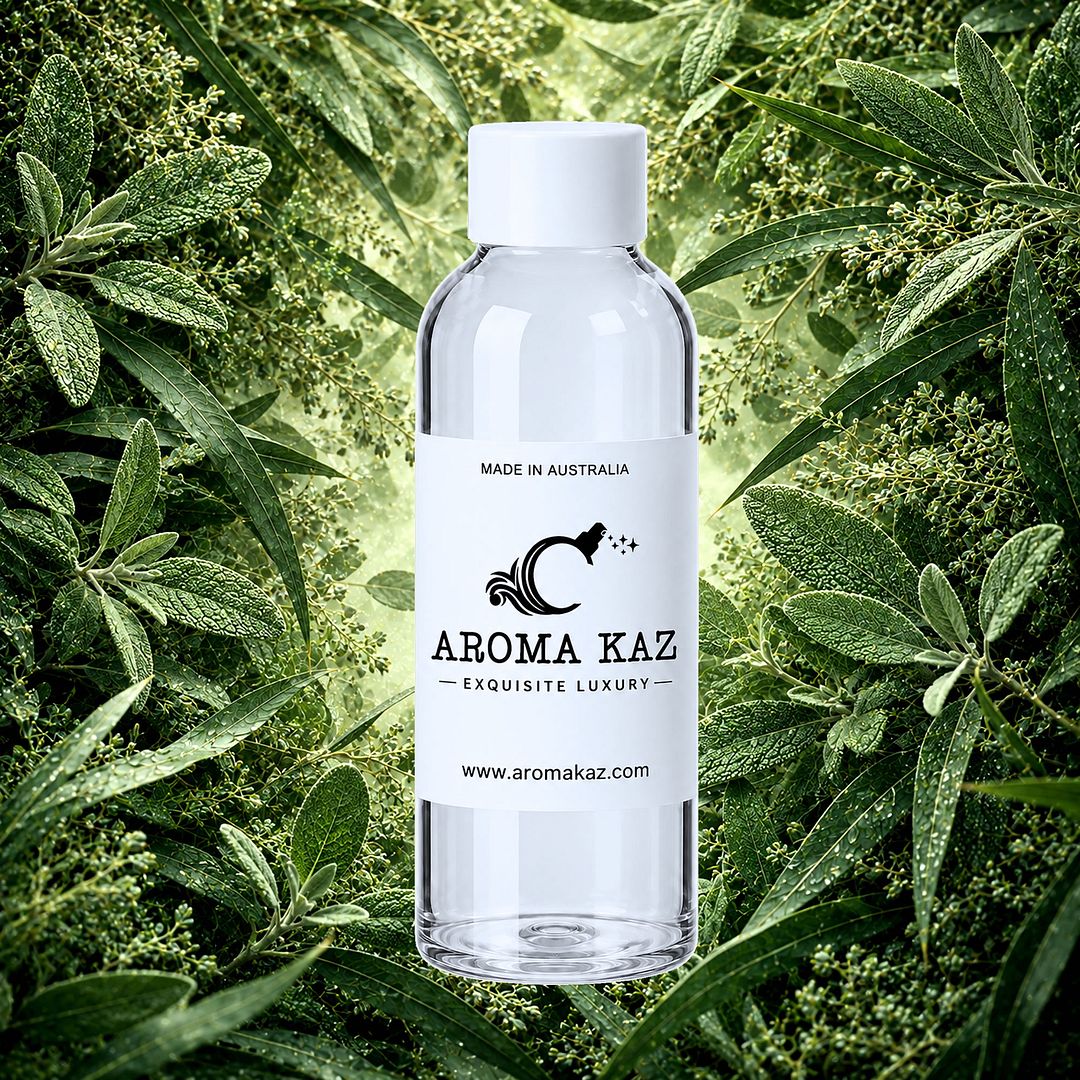 Eucalyptus & Wild Sage fragrance oil for candle making, soap making and perfume blending – vegan, cruelty-free featuring herbal sage and fresh eucalyptus, handmade in Australia.