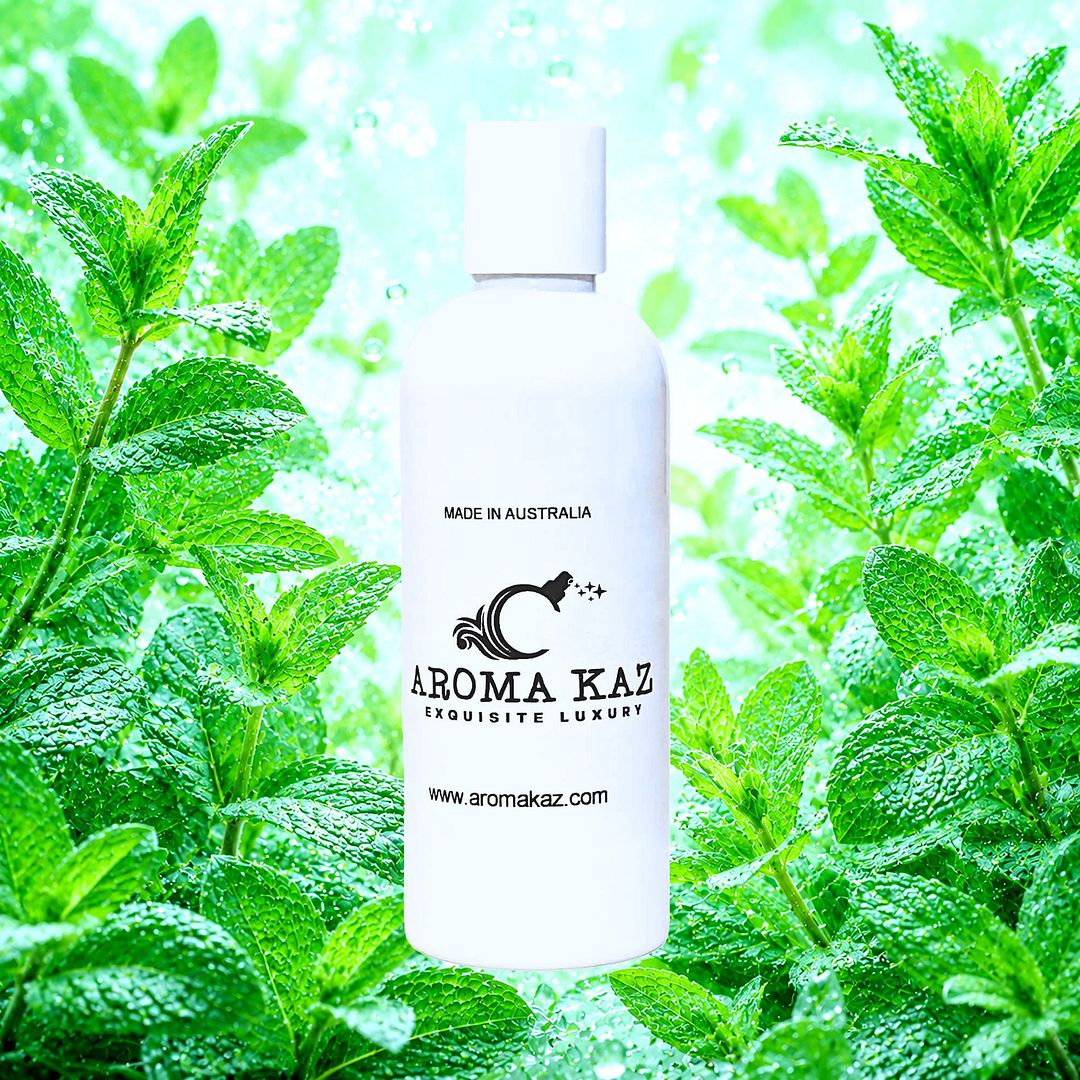 Fresh Spearmint Body Wash Shower Gel – vegan, cruelty-free featuring crisp spearmint, handmade in Australia.