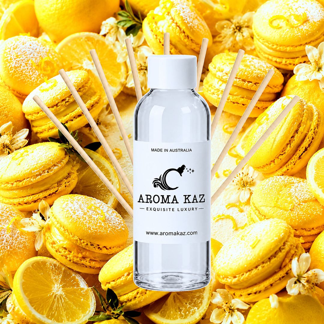 Lemon Cookies Diffuser Fragrance Oil Refill – vegan, cruelty-free featuring sweet baked lemon cookie aroma, handmade in Australia.