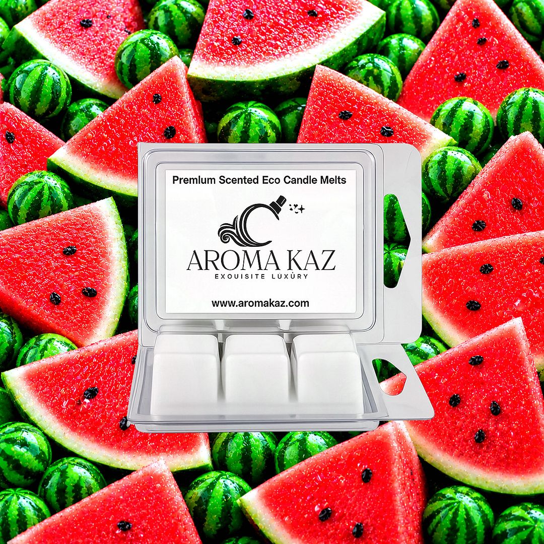 Watermelon Bubblegum eco soy wax melts – vegan, cruelty-free featuring juicy watermelon and sweet bubblegum candy notes, handmade in Australia.