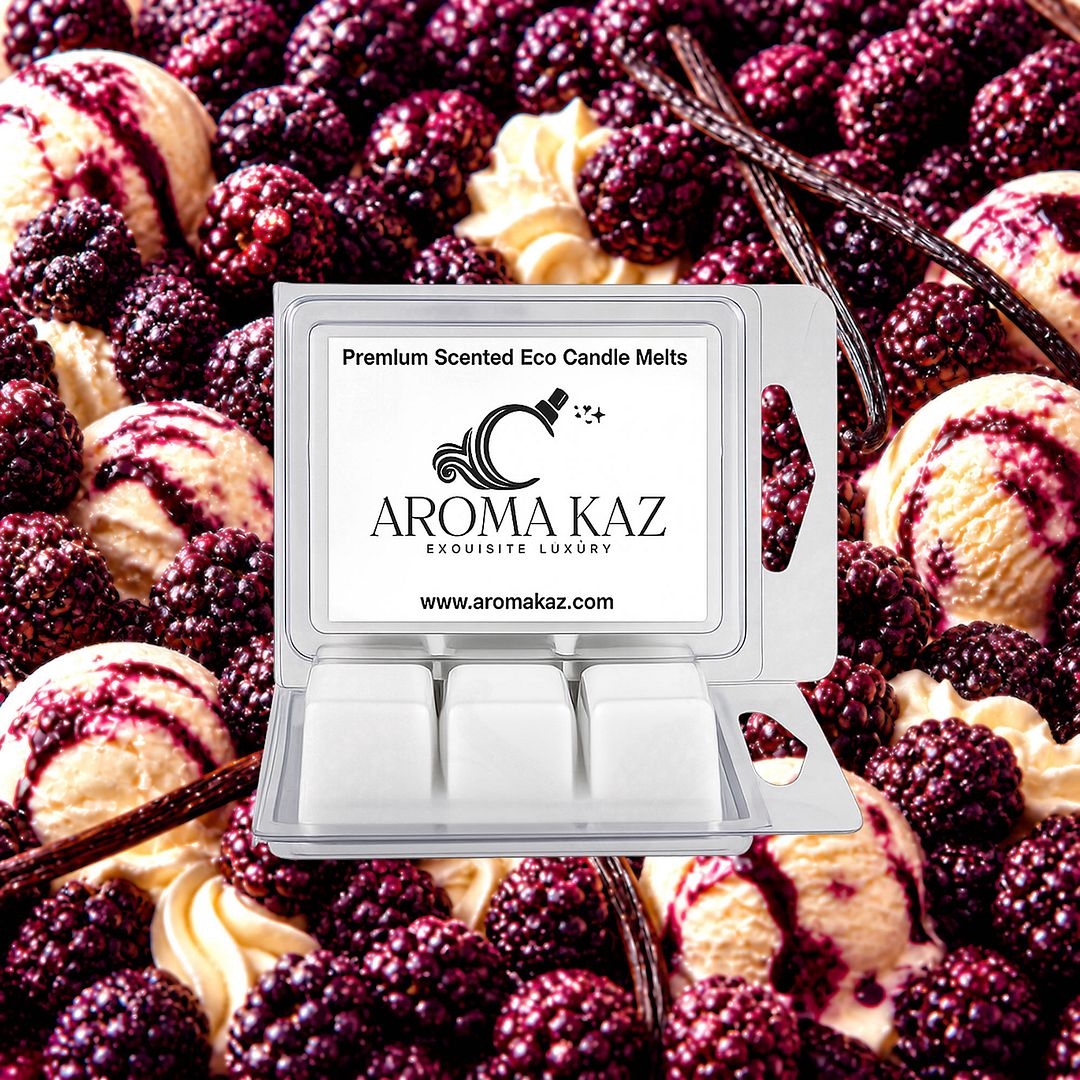 Blackberry Ice Cream eco soy wax melts – vegan, cruelty-free featuring creamy blackberry dessert fragrance, handmade in Australia.
