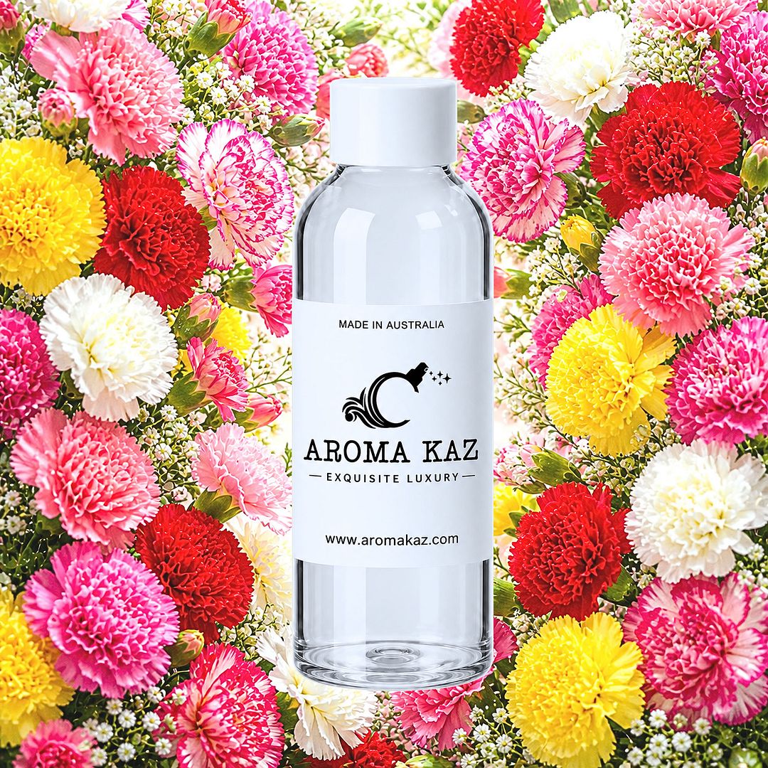 Fresh Carnations fragrance oil for candle making, soap making and perfume blending – vegan, cruelty-free featuring fresh carnation florals, handmade in Australia.