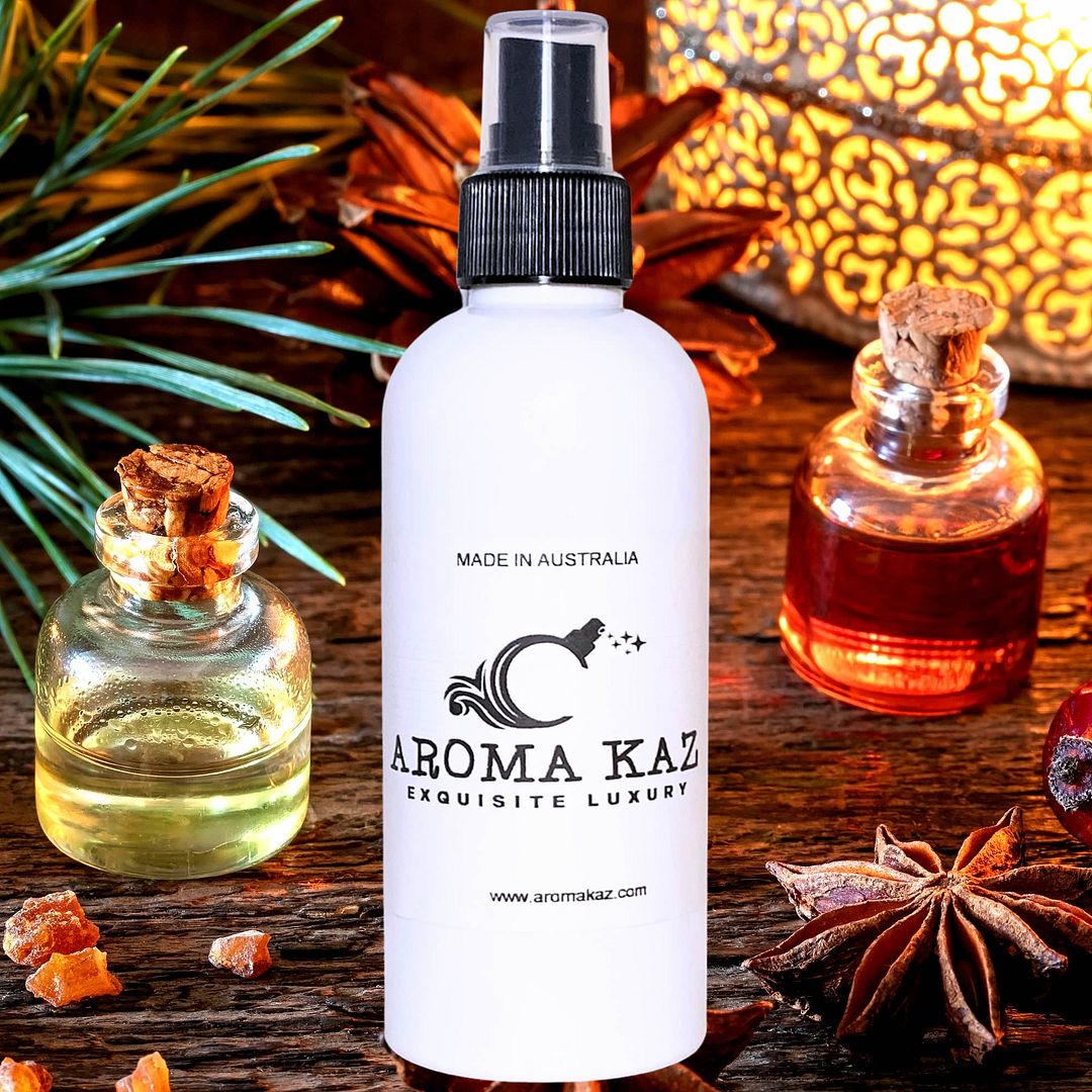 Oriental Myrrh & Musk Car Air Freshener Deodorizer Spray – Vegan, Cruelty-Free, Made in Australia - Long-Lasting Odor Eliminator for Smoke, Pets, Musty Smells – Perfect Gift for Car Lovers