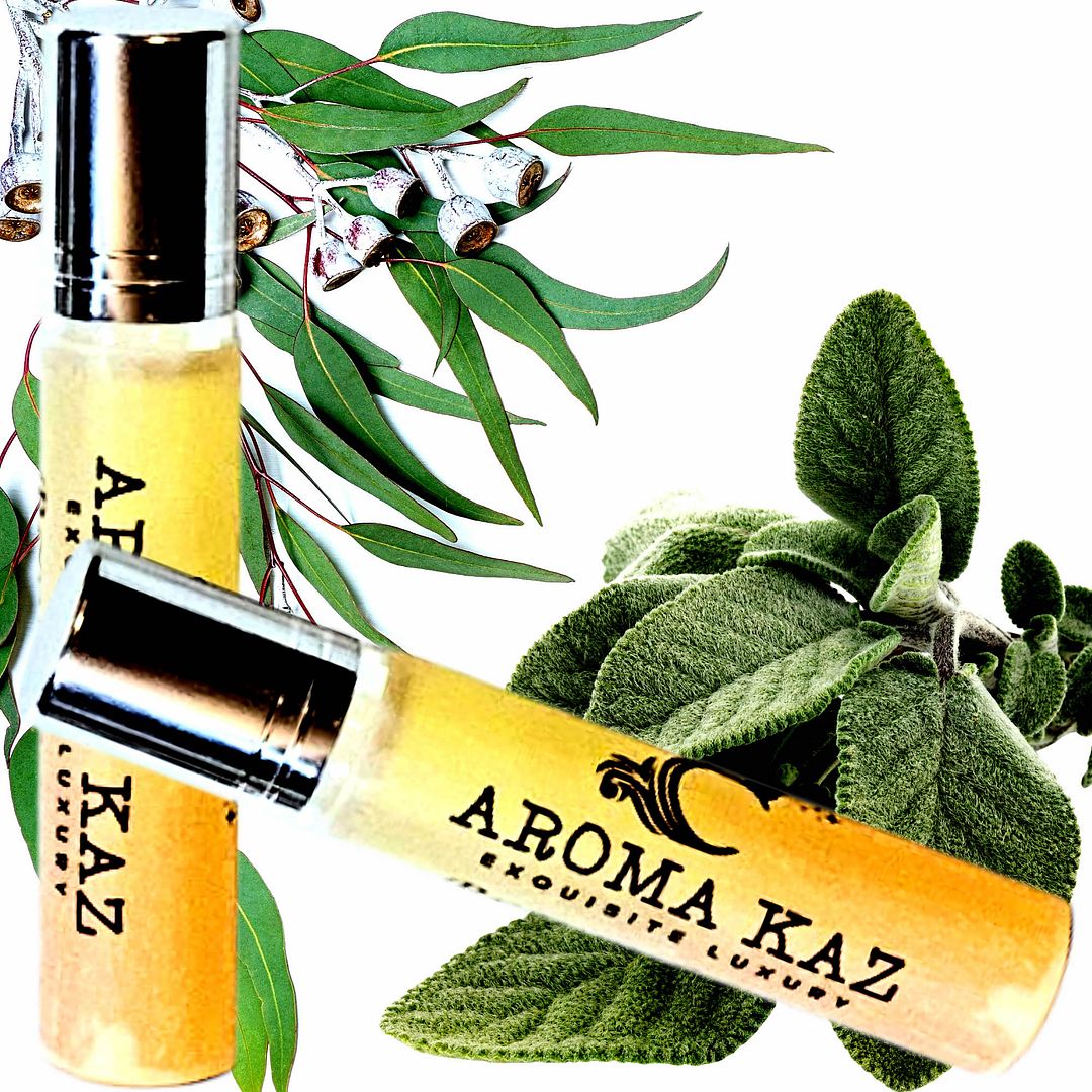 Eucalyptus & Wild Sage Roll On Perfume Fragrance Oil